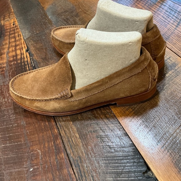 Men\'s Suede Slip-On Loafers in Tan main image 12